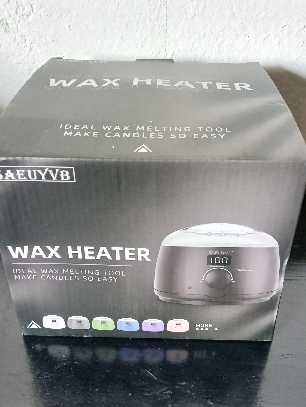 SAEUYVB Professional Digital Wax Warmer/Wax Containers/Wicks